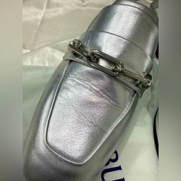 DRESSY BURBERRY sling back loafers🔥🔥 - Picture 15 of 16